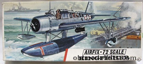 Airfix 1/72 Vought Kingfisher OS2U-1 - USS North Carolina Floatplane or High-Visibility (Yellow and Silver) Landing Gear Versions - (OS2U1), 251 plastic model kit